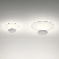 Vibia LED-loftslampe Funnel, hvid, aluminium, Ø 35 cm, 2.700K