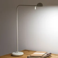 Vibia Pin 1655 LED-bordlampe, længde 40 cm, cremefarvet