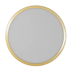 Vika LED-loftlampe, rund, mat guld, Ø 30 cm