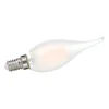 Vindstød LED-kerte E14 4,5 W 2.700 K mat, dæmpes