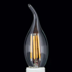Vindstød LED-kerte E14 4,5 W Filament 827 dæmpes