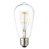Vintage LED-pære, E27, 3,5 W, 2.200 K, klar, dæmpbar