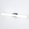 Visagist LED-spejllampe, holder i sort