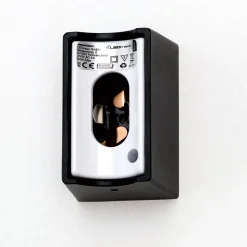Visagist LED-spejllampe, holder i sort