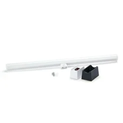 Visagist LED-spejllampe, holder i sort