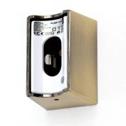 Visagist LED-spejllampe, holder i antik messing