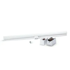 Visagist LED-spejllampe, holder i krom