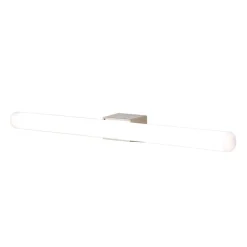 Visagist LED-spejllampe, holder i nikkel, mat
