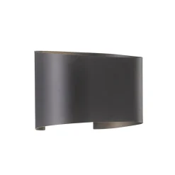 Wall LED-væglampe, 2 lyskilder, rund, sort