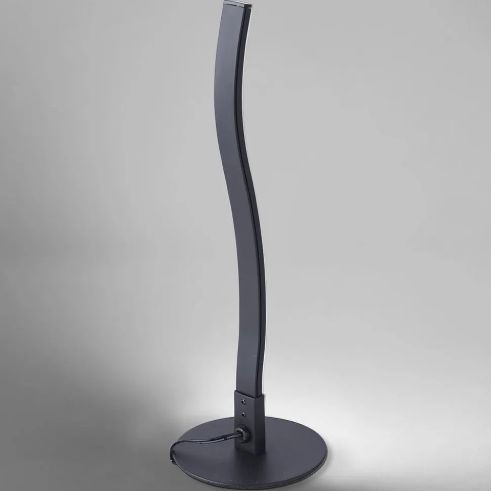 Wave LED-bordlampe 3.000K 30cm sort