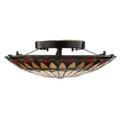 West End loftlampe i Tiffany-design
