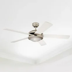 Westinghouse Comet Titan ventilator, hvid og ahorn