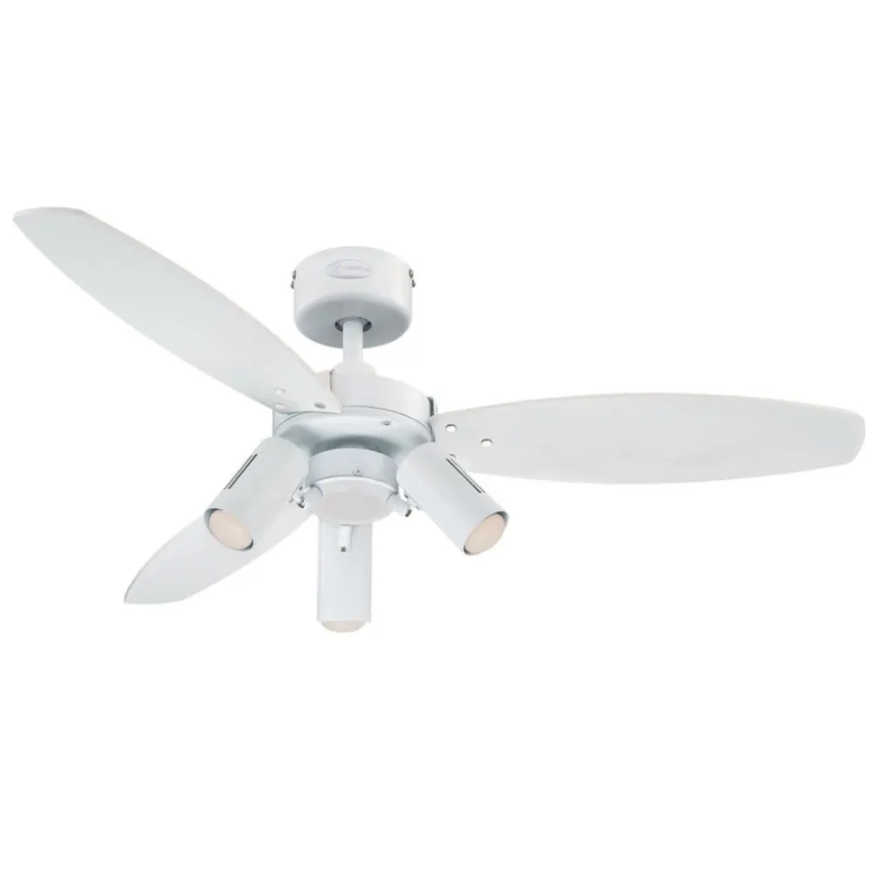 Westinghouse Jet Plus ventilator med lys 3 lyskilder.