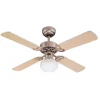 Westinghouse Vegas ventilator m. lys Lys, aluminium b.