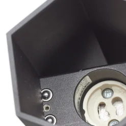 WEVER & DUCRÉ Hexo mini 2.0 væglampe 20 cm sort