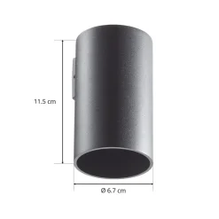 WEVER & DUCRÉ Ray mini 1.0 væglampe sort