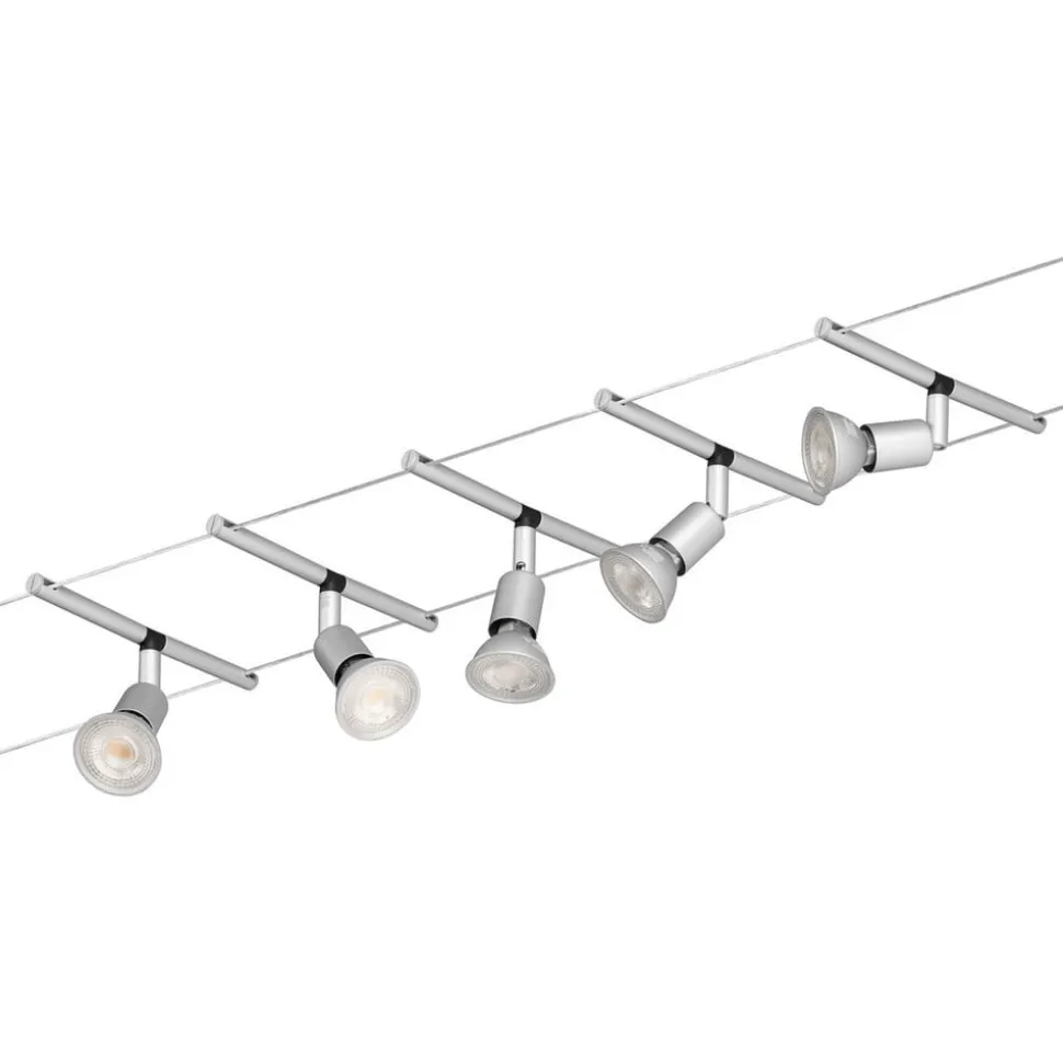 Wiresystem Spice Salt i mat krom, 5'er sæt, 10m