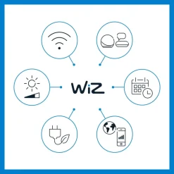 WiZ A60 LED-filamentpære WiFi E27 6,3 W RGBW