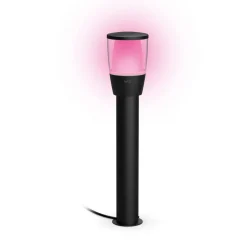 WiZ Elpas LED-gadelampe sort RGBW startsæt