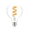 WiZ G95 LED-filamentpære globe WiFi E27 6,3 W RGBW