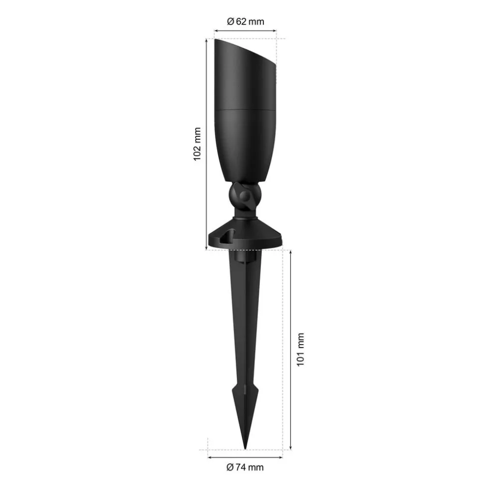 WiZ LED-spot Ground udvidelse, enkeltpakke