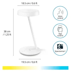 WiZ Portrait LED-bordlampe, ringlys, sensor, CCT