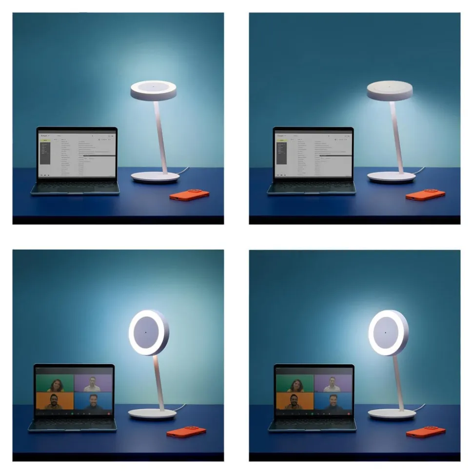 WiZ Portrait LED-bordlampe, ringlys, sensor, CCT