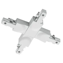 X-connector DUOline 2-fase skinne, hvid mat