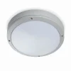 Yen udendørs loftlampe, lysegrå, Ø 28 cm, E27