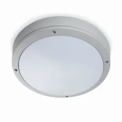 Yen udendørs loftlampe, lysegrå, Ø 28 cm, E27