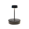 Zafferano LED-bordlampe Swap mini, sort, 15 cm IP65
