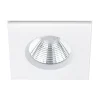 Zagros IP65 LED-indbygningsspot kantet, mat hvid