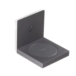 Zanzibar LED-væglampe med ladestation, sort