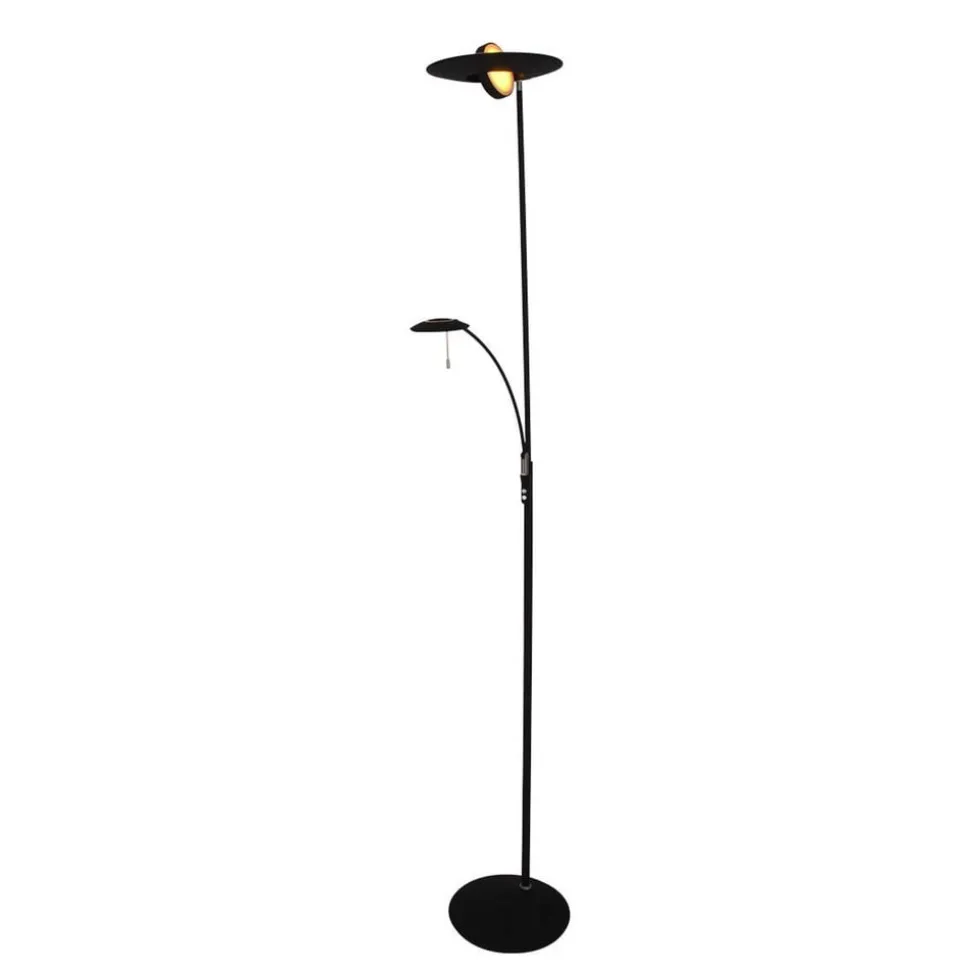 Zenith LED-gulvlampe, læselampe, CCT, metal, sort