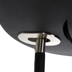 Zenith LED-gulvlampe, læselampe, CCT, metal, sort