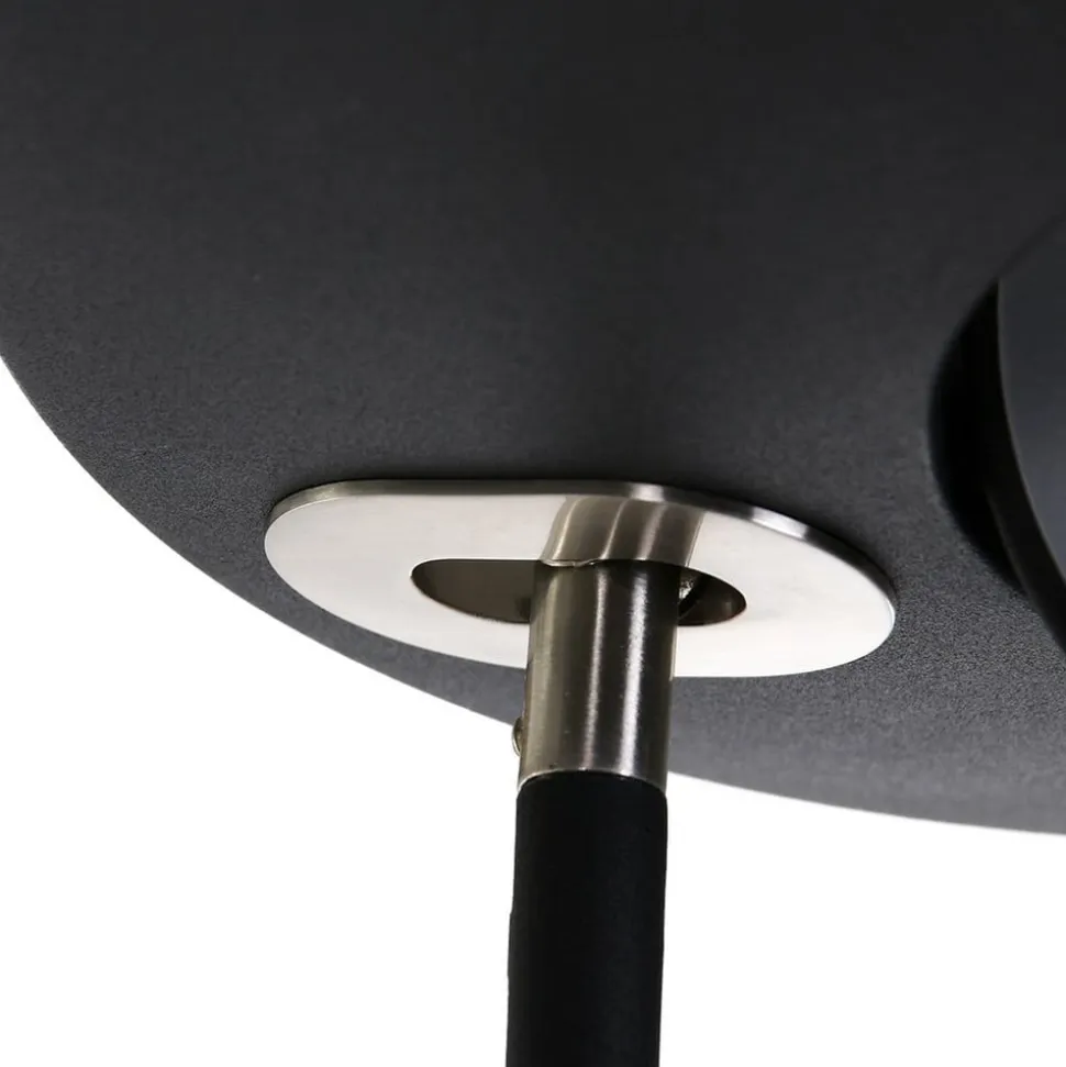 Zenith LED-gulvlampe, læselampe, CCT, metal, sort