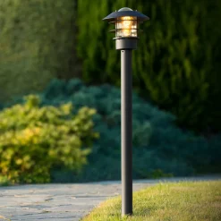 Zico pullertlampe af aluminium, sort