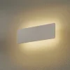 Zig Zag LED-væglampe hvid, bredde 29 cm