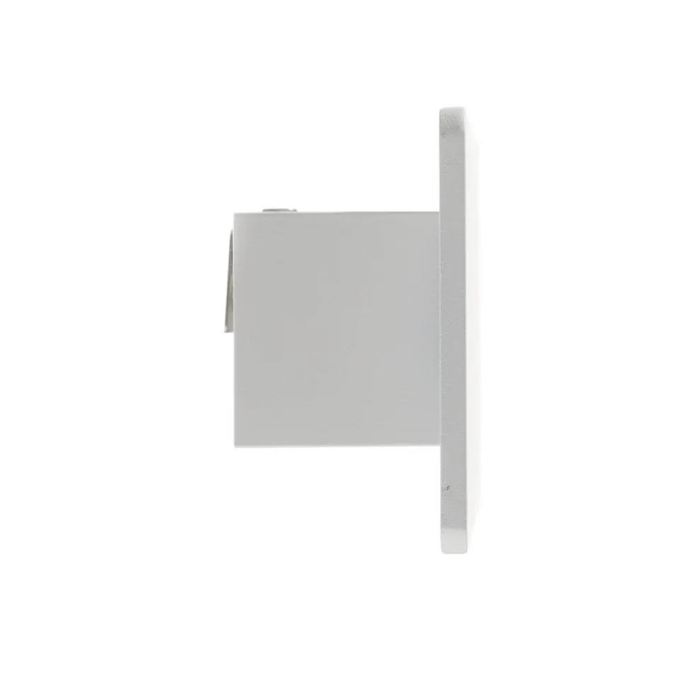 Zig Zag LED-væglampe hvid, bredde 29 cm