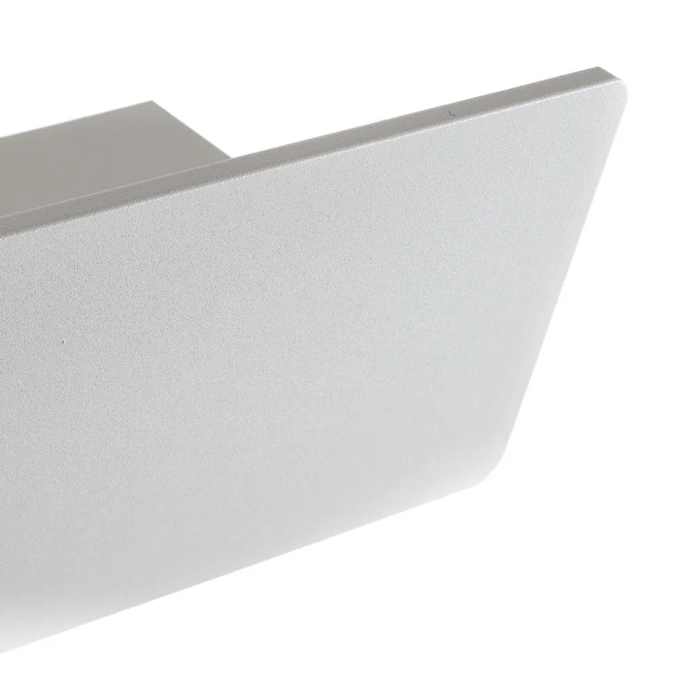 Zig Zag LED-væglampe hvid, bredde 29 cm