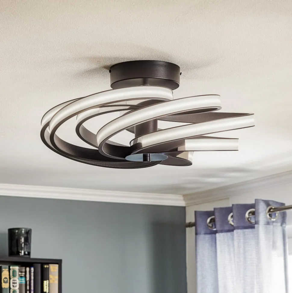 Zoya LED-loftslampe, sort