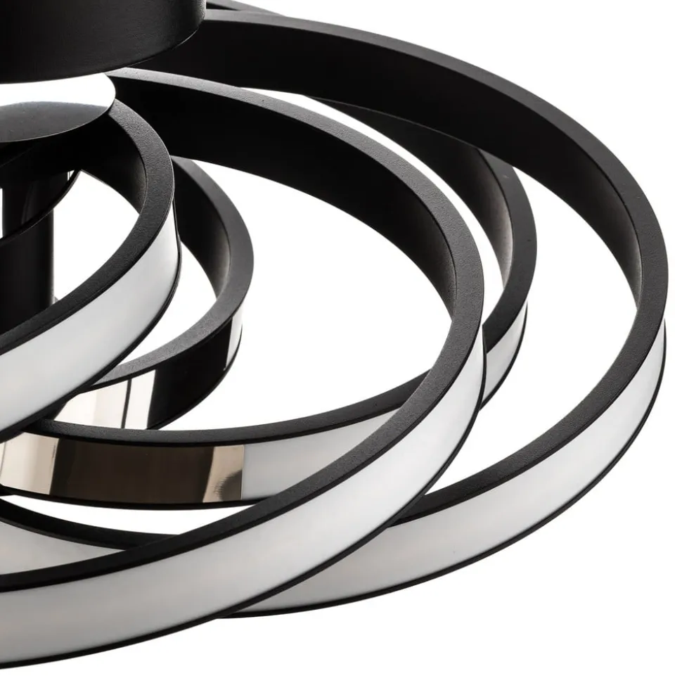 Zoya LED-loftslampe, sort