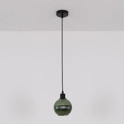 Zumba-pendel, bronzefarvet, Ø 15 cm, glas